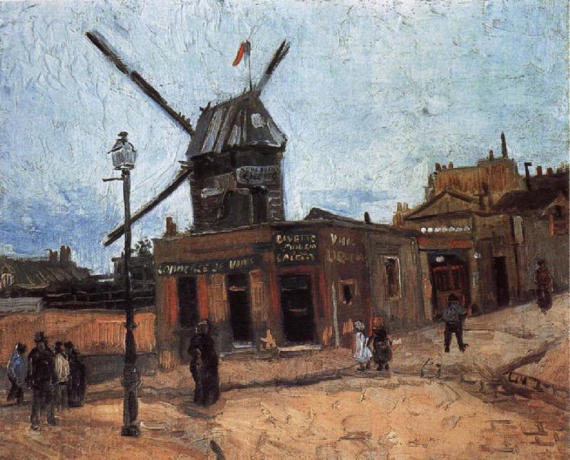 Vincent Van Gogh Le Moulin de la Galette oil painting image